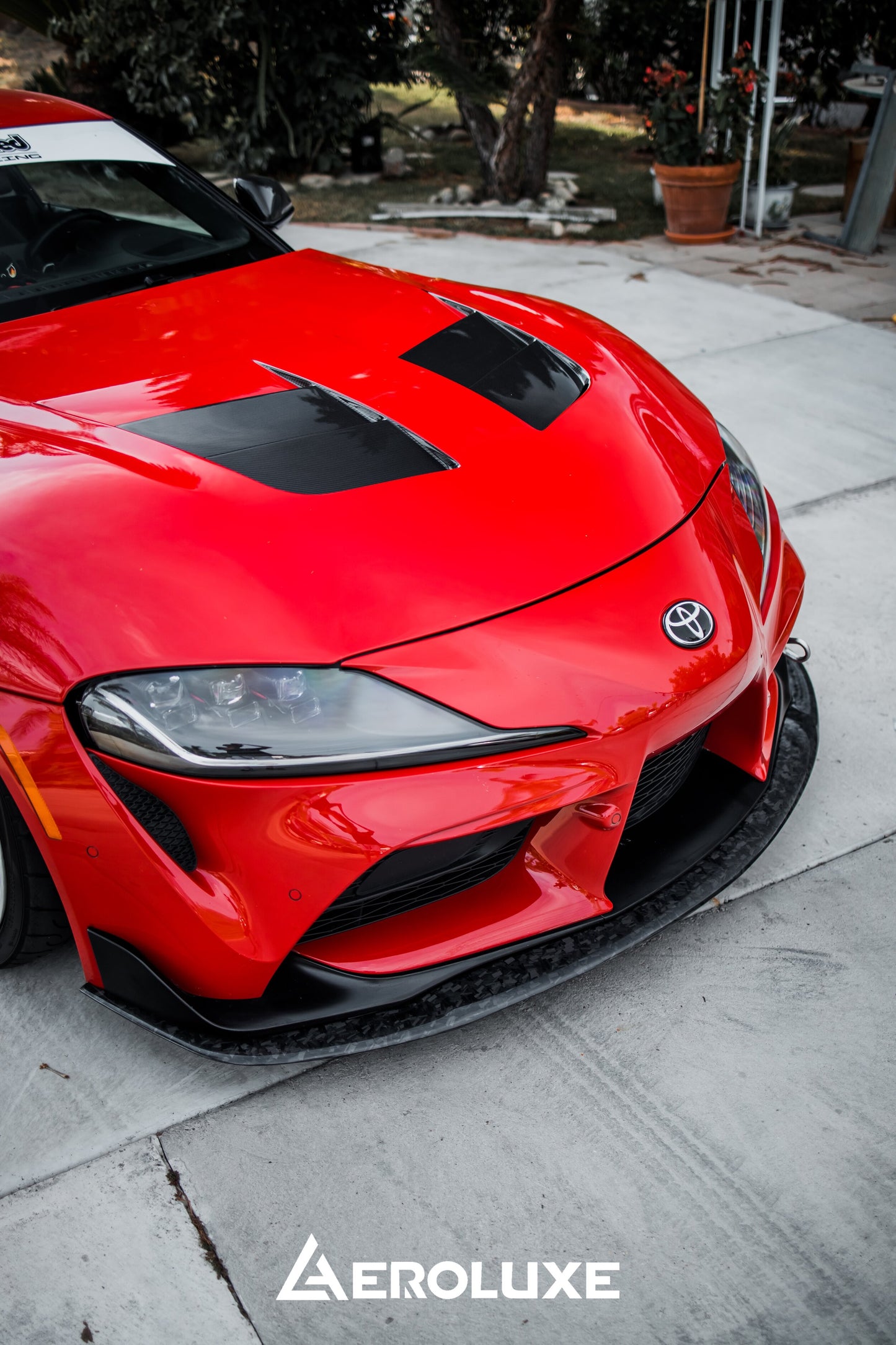 AeroLuxe MkV Supra Spec-R Forged Carbon Fiber Front Lip