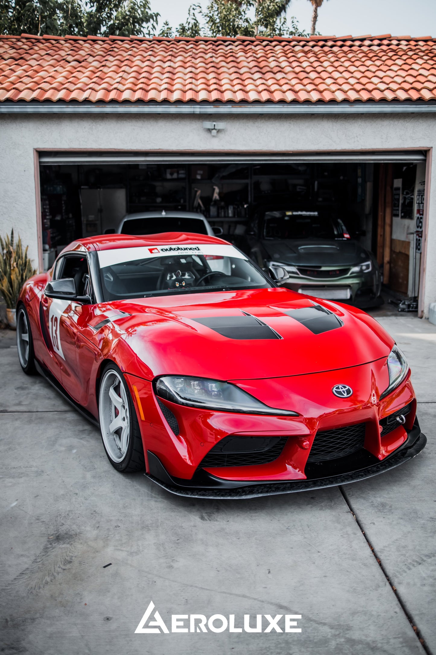 AeroLuxe MkV Supra Spec-R Forged Carbon Fiber Front Lip