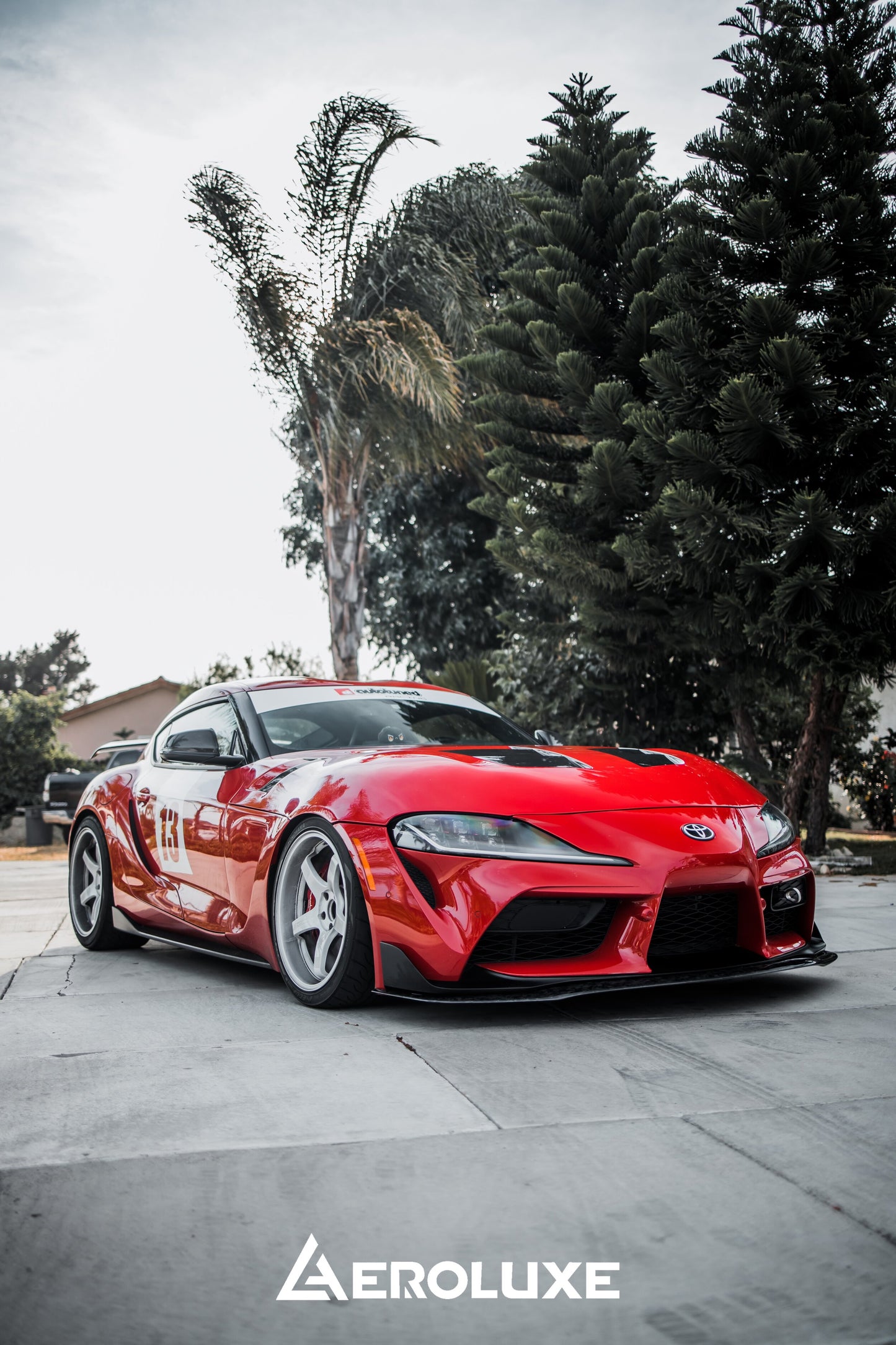 AeroLuxe MkV Supra Spec-R Forged Carbon Fiber Front Lip