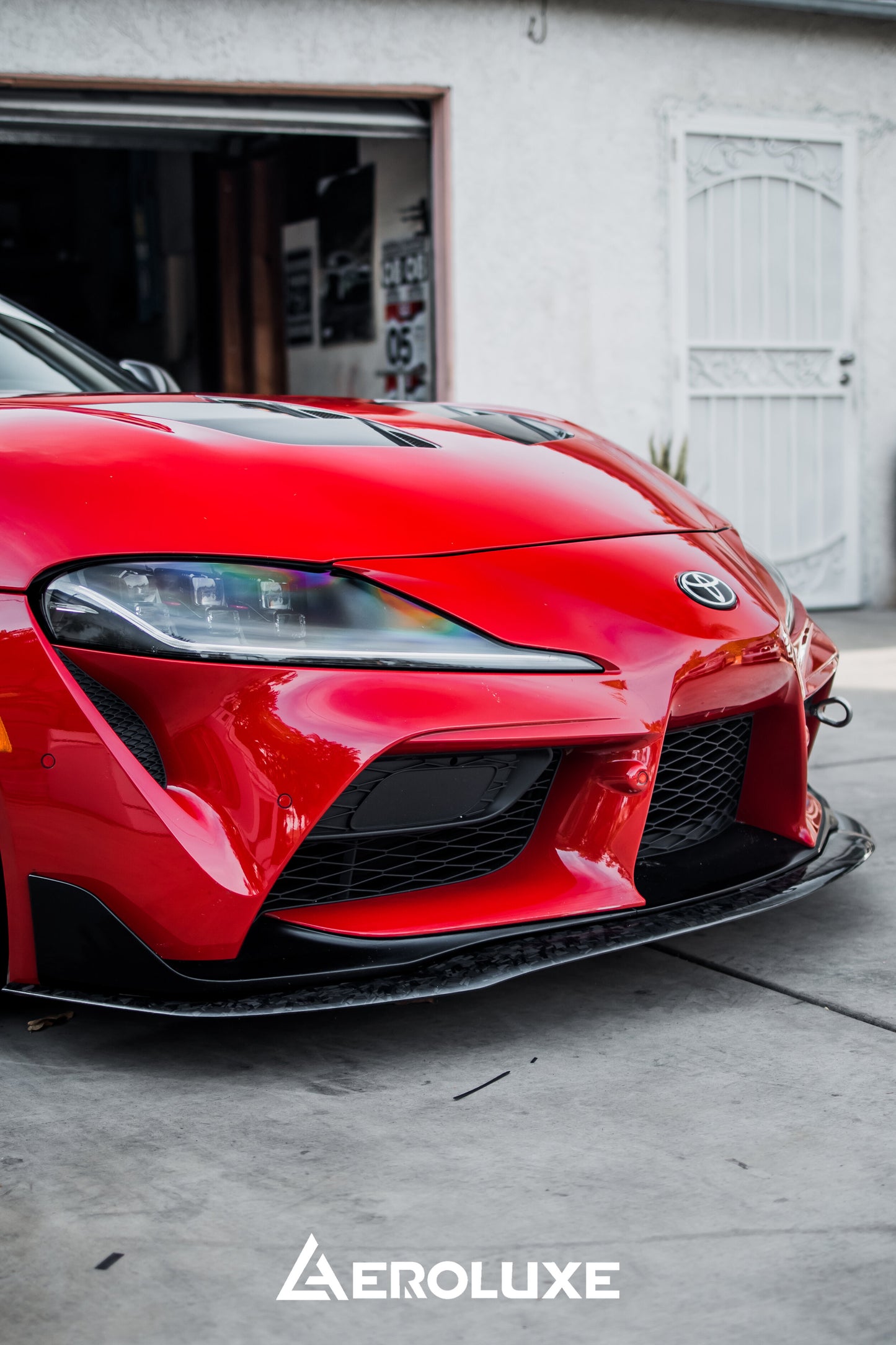 AeroLuxe MkV Supra Spec-R Forged Carbon Fiber Front Lip