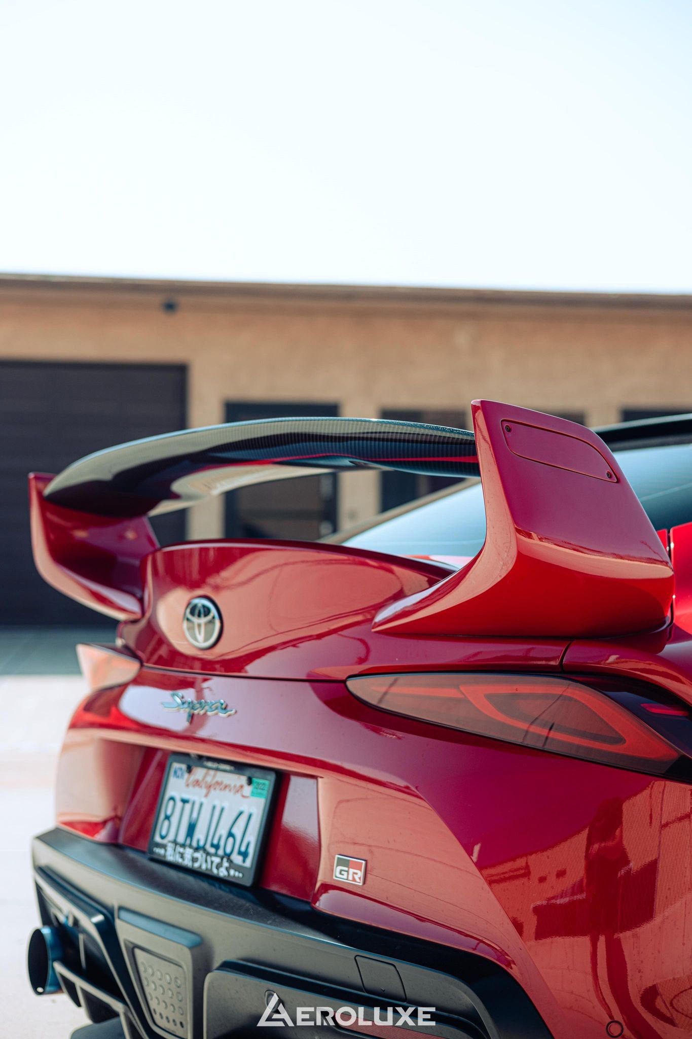 AeroLuxe MkV Supra Spec-SH Carbon Fiber Rear Wing