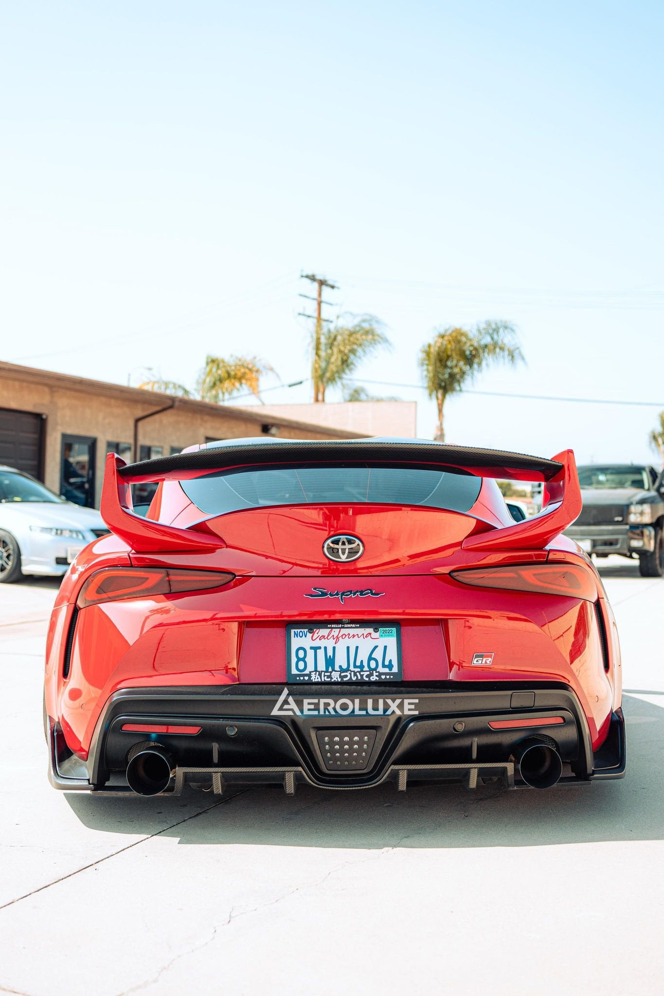 AeroLuxe MkV Supra Spec-SH Carbon Fiber Rear Wing