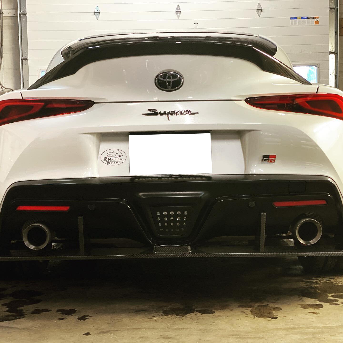 AeroLuxe MkV Supra Spec-VA 5PCS Carbon Fiber Rear Diffuser