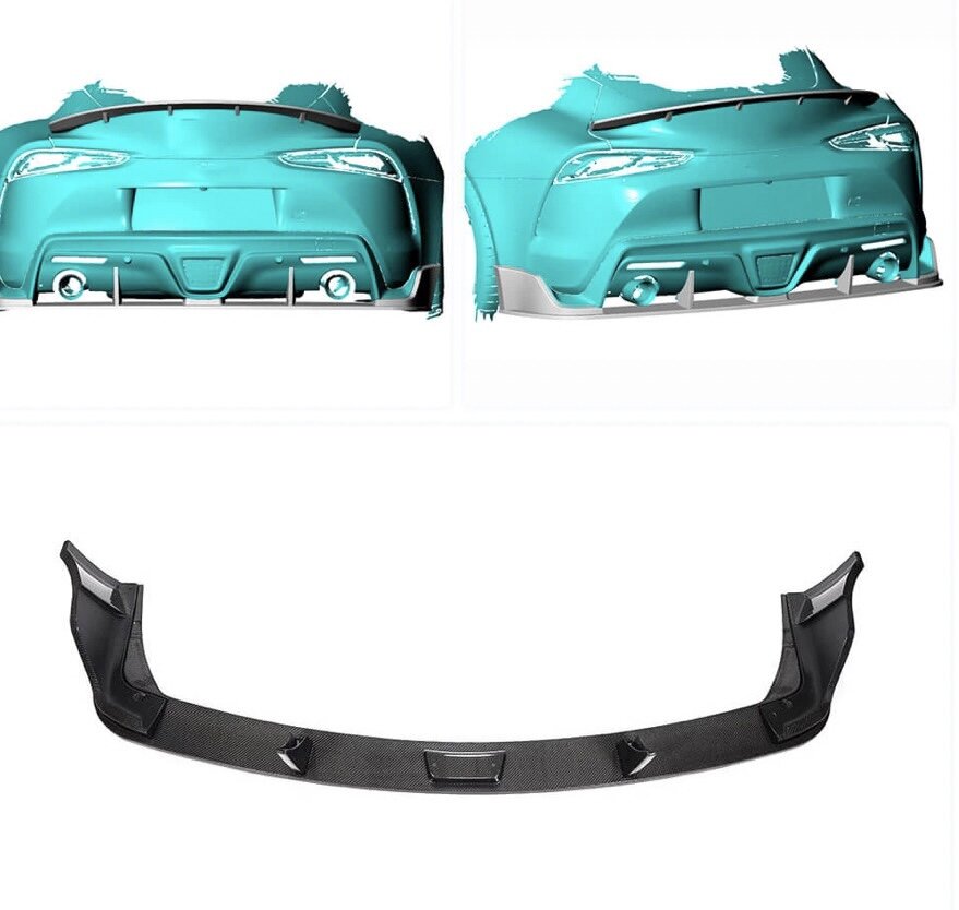 AeroLuxe MkV Supra Spec-VA 5PCS Carbon Fiber Rear Diffuser