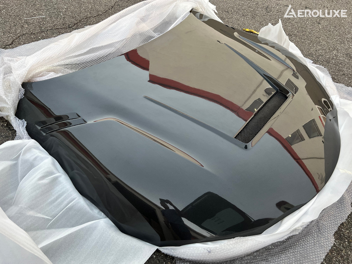 AeroLuxe MkV Supra Spec-V Carbon Fiber Hood