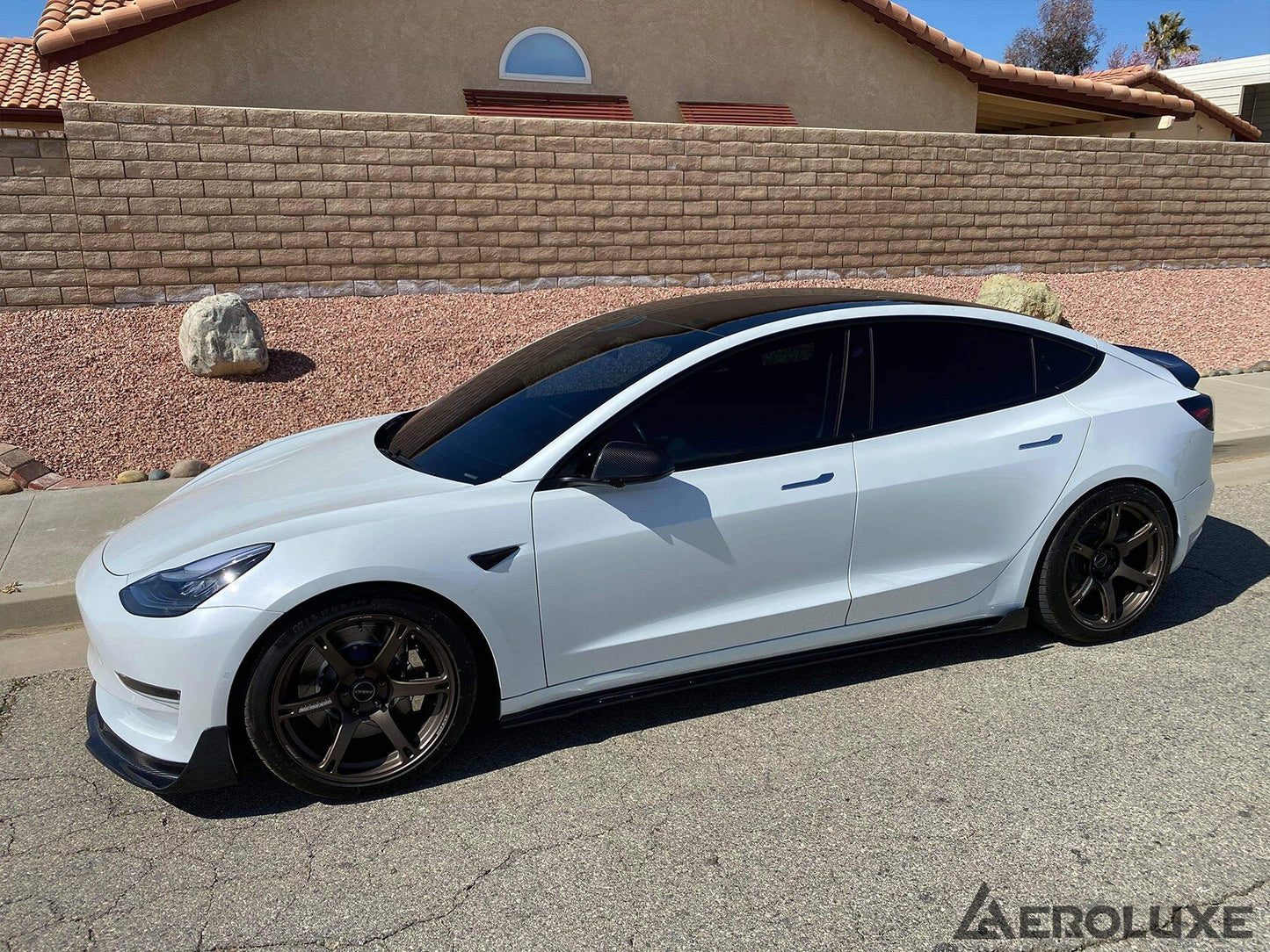 AeroLuxe Tesla Model 3 Spec-V Carbon Fiber Full Aerodynamics Kits