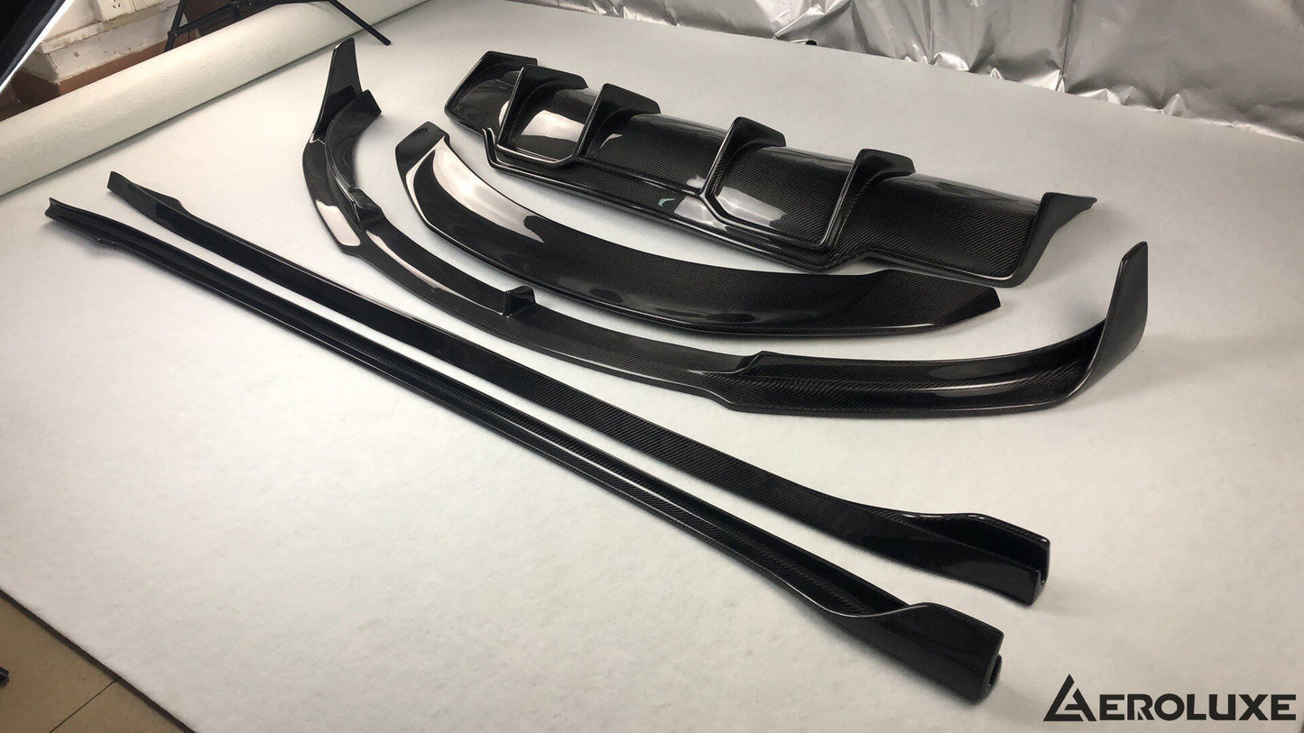 AeroLuxe Tesla Model 3 Spec-V Carbon Fiber Full Aerodynamics Kits