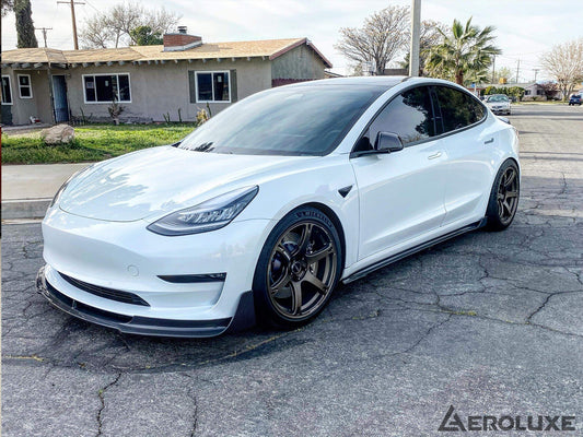 AeroLuxe Tesla Model 3 Spec-V Carbon Fiber Full Aerodynamics Kits