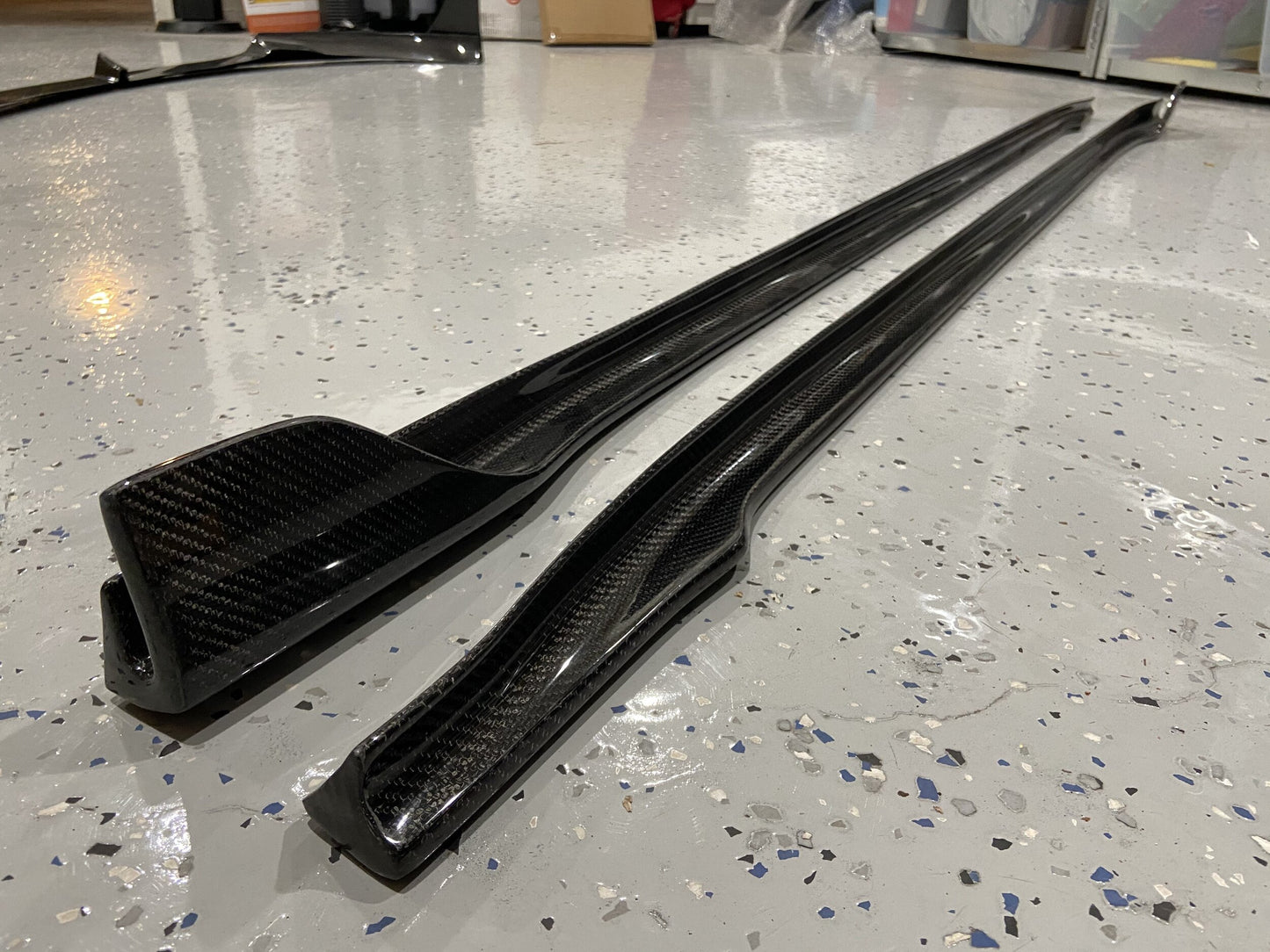 AeroLuxe Tesla Model 3 Spec-V Carbon Fiber Side Skirts