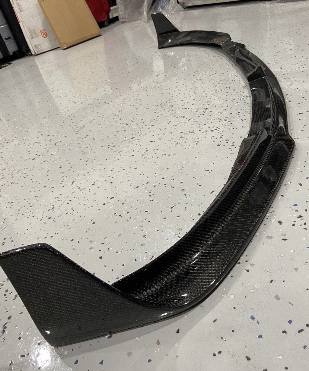 AeroLuxe Tesla Model 3 Spec-V Carbon Fiber Front Lip