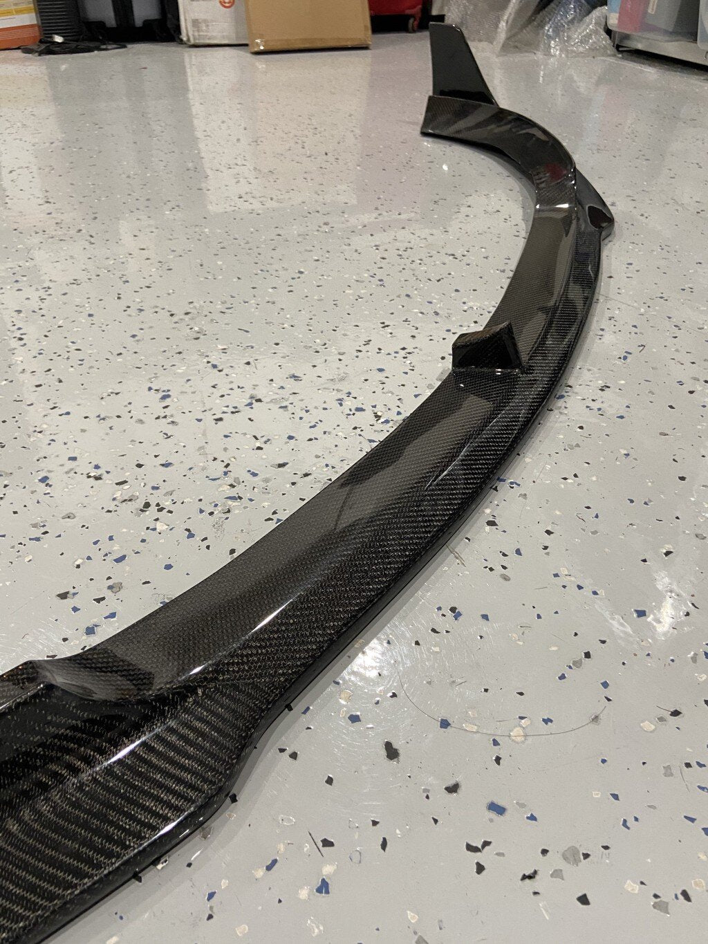 AeroLuxe Tesla Model 3 Spec-V Carbon Fiber Front Lip