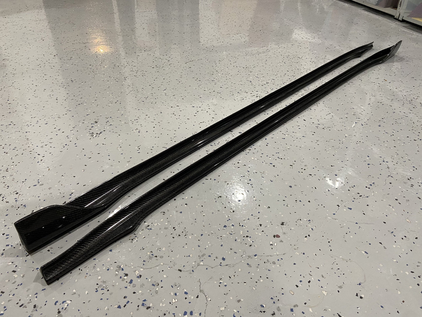 AeroLuxe Tesla Model 3 Spec-V Carbon Fiber Side Skirts