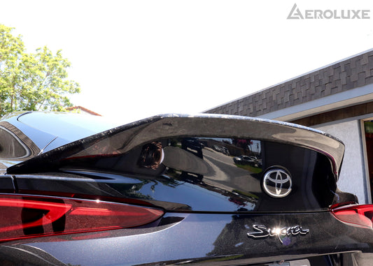 AeroLuxe MkV Supra Spec-TRD Forged Carbon Trunk Spoiler