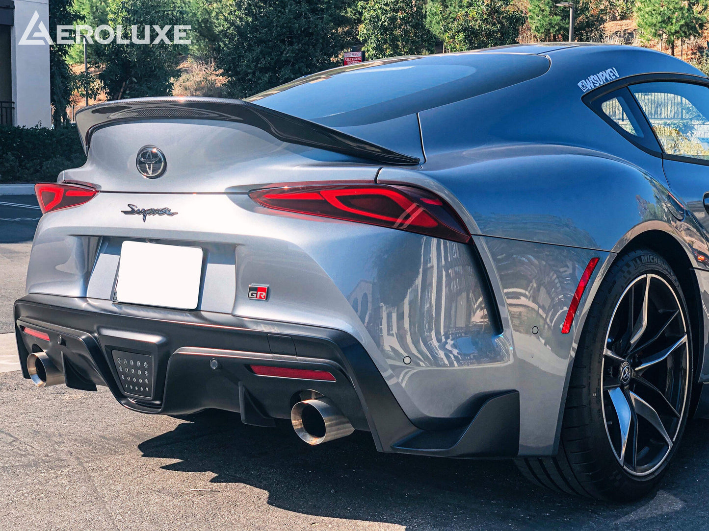 AeroLuxe MkV Supra Spec-TRD Carbon Fiber Trunk Spoiler