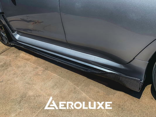 AeroLuxe 15+ Subaru WRX/STI Spec-M Carbon Fiber Sideskirts