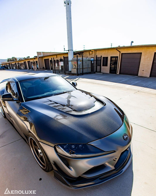 AeroLuxe MkV Supra Spec-VRS Carbon Fiber Hood