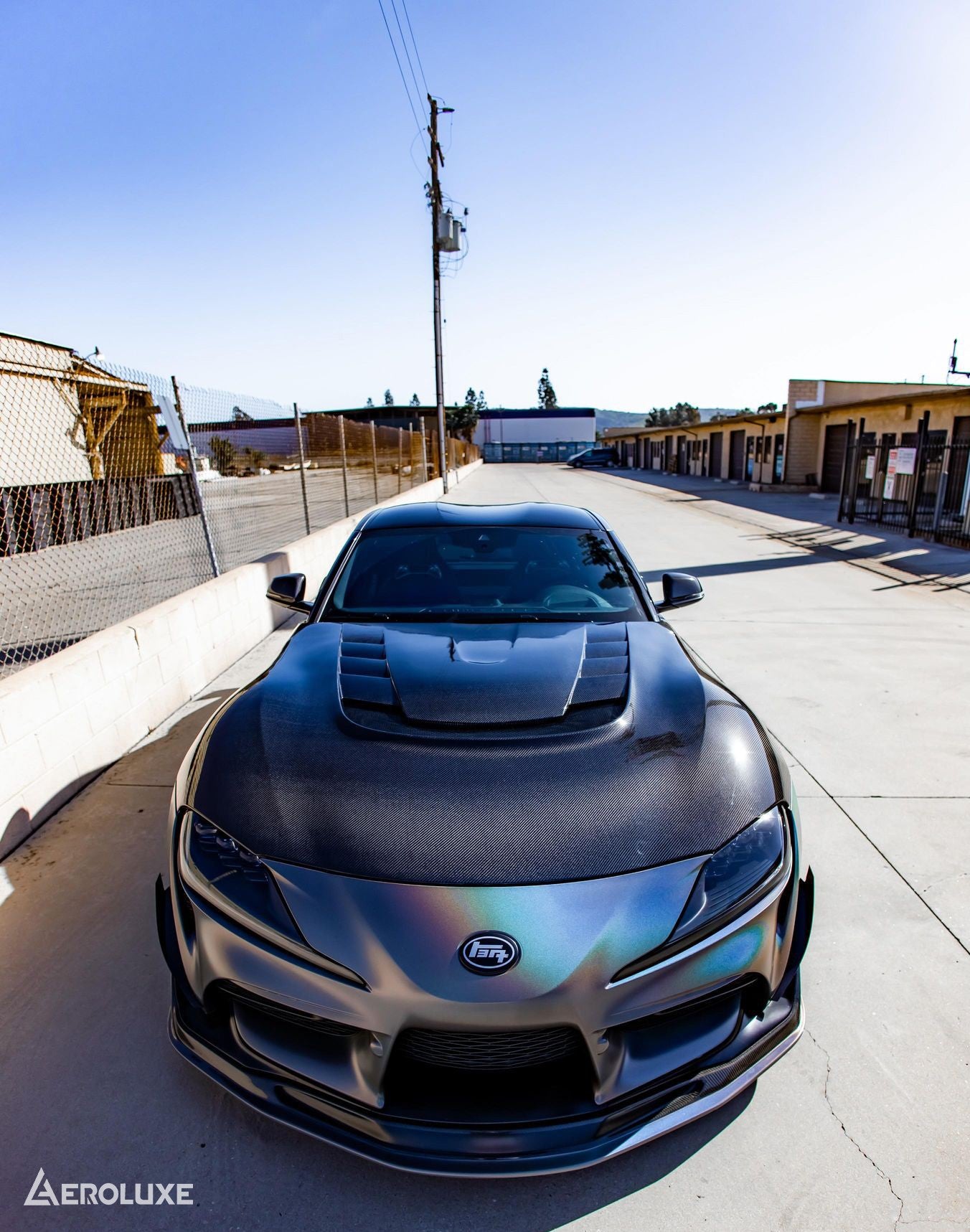 AeroLuxe MkV Supra Spec-VRS Carbon Fiber Hood