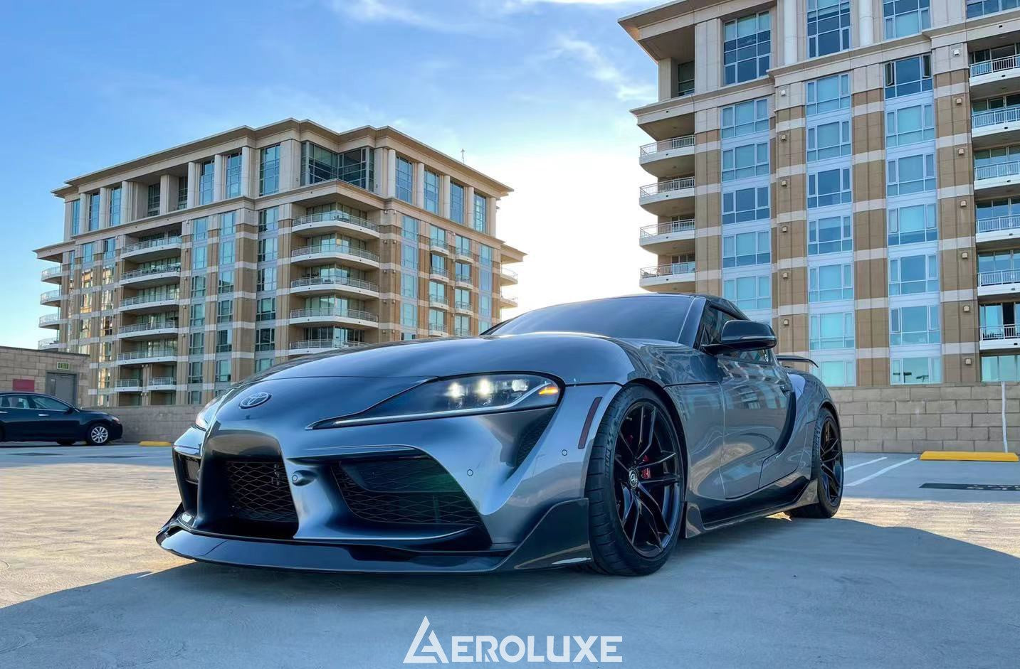 AeroLuxe MkV Supra Spec-AG V2 Carbon Fiber Front Lip