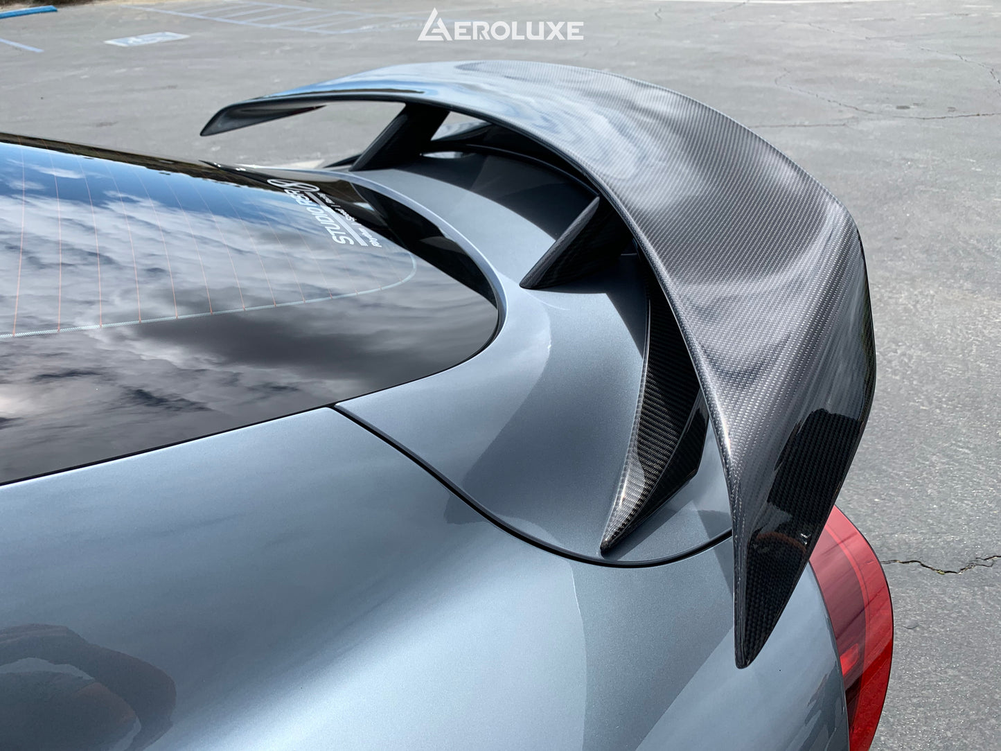 AeroLuxe MkV Supra Spec-AG 2PCS Carbon Fiber Wing (Wing+Spoiler)