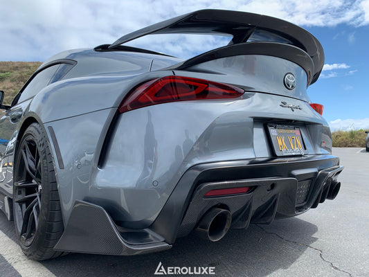 AeroLuxe MkV Supra Spec-AG 3PCS Carbon Fiber Rear Diffuser