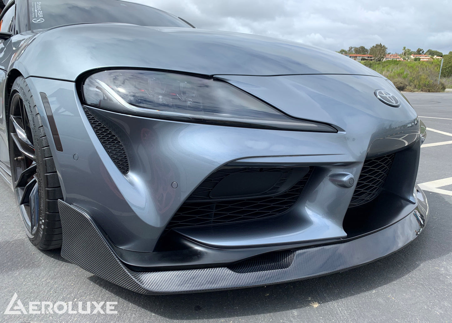 AeroLuxe MkV Supra Spec-AG V2 Carbon Fiber Front Lip