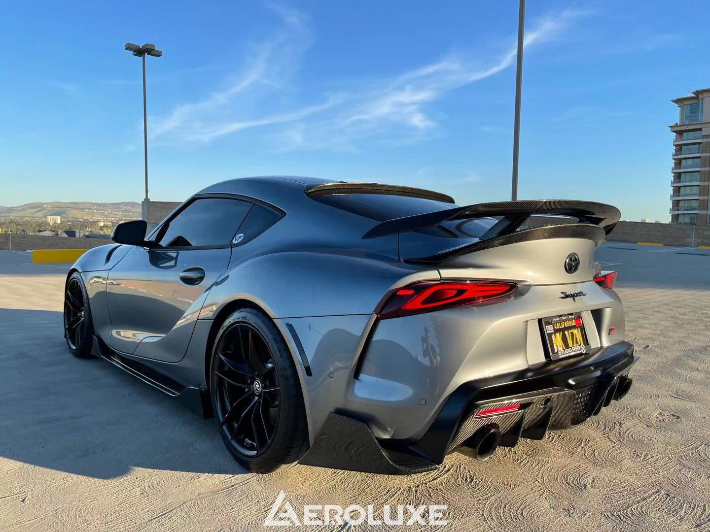 AeroLuxe MkV Supra Spec-AG 3PCS Carbon Fiber Rear Diffuser