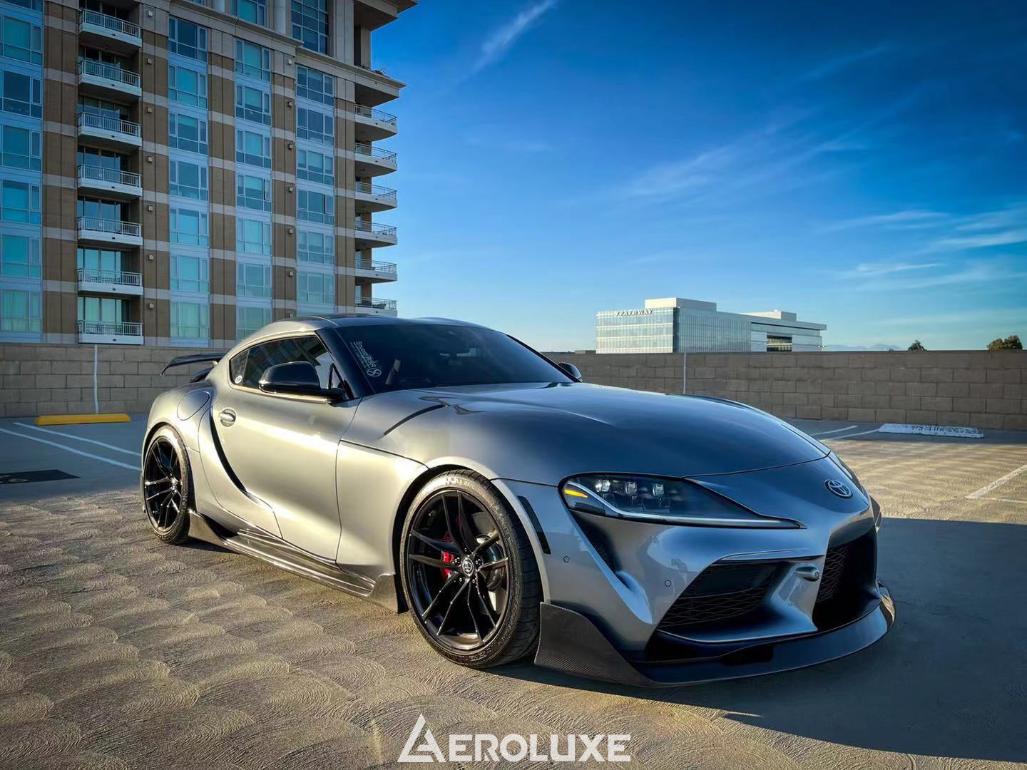 AeroLuxe MkV Supra Spec-AG V2 Carbon Fiber Front Lip