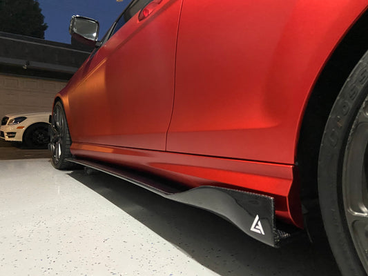 AeroLuxe Mercedes Benz Spec-M Carbon Fiber Side Skirts Extension (For all models)