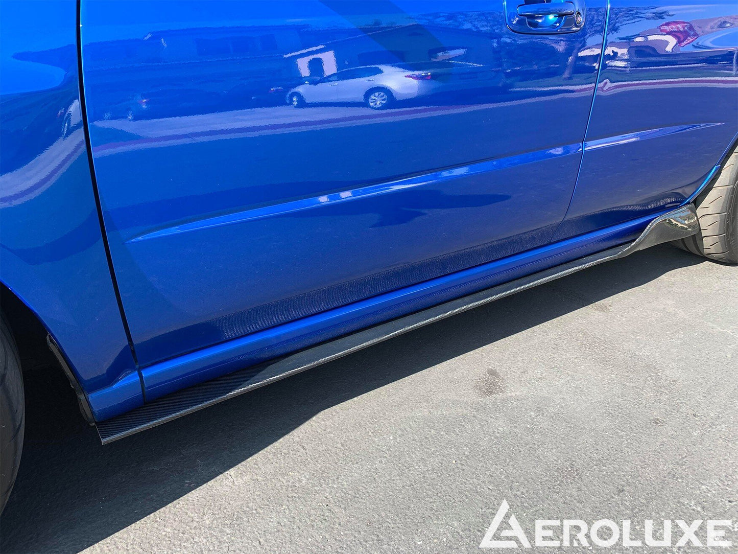 AeroLuxe Subaru WRX/STI Spec-M Carbon Fiber Side Skirts Extension