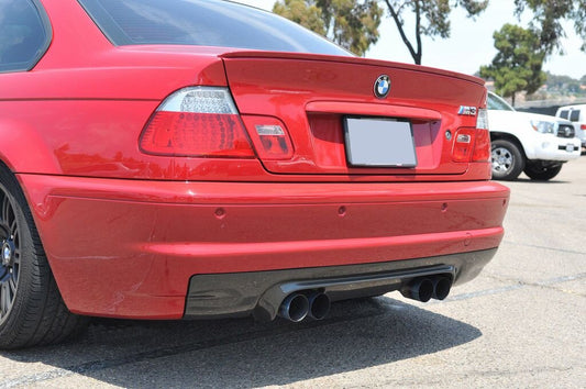 AeroLuxe BMW E46 M3 Spec-CSL Carbon Fiber Rear Diffuser