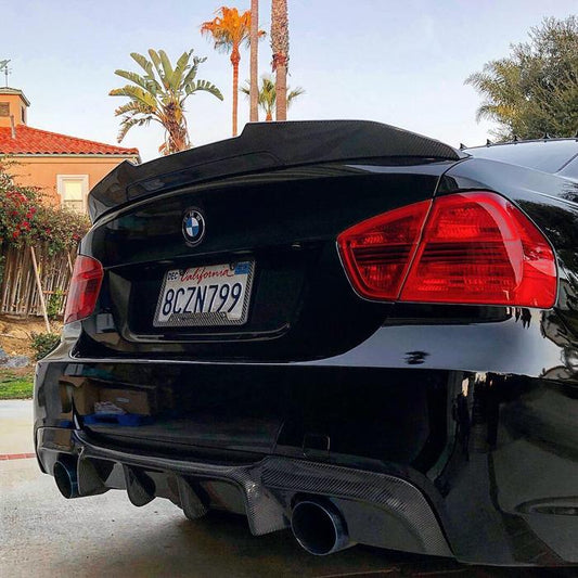 AeroLuxe BMW E90 Spec-GTP Carbon Fiber Trunk Spoiler